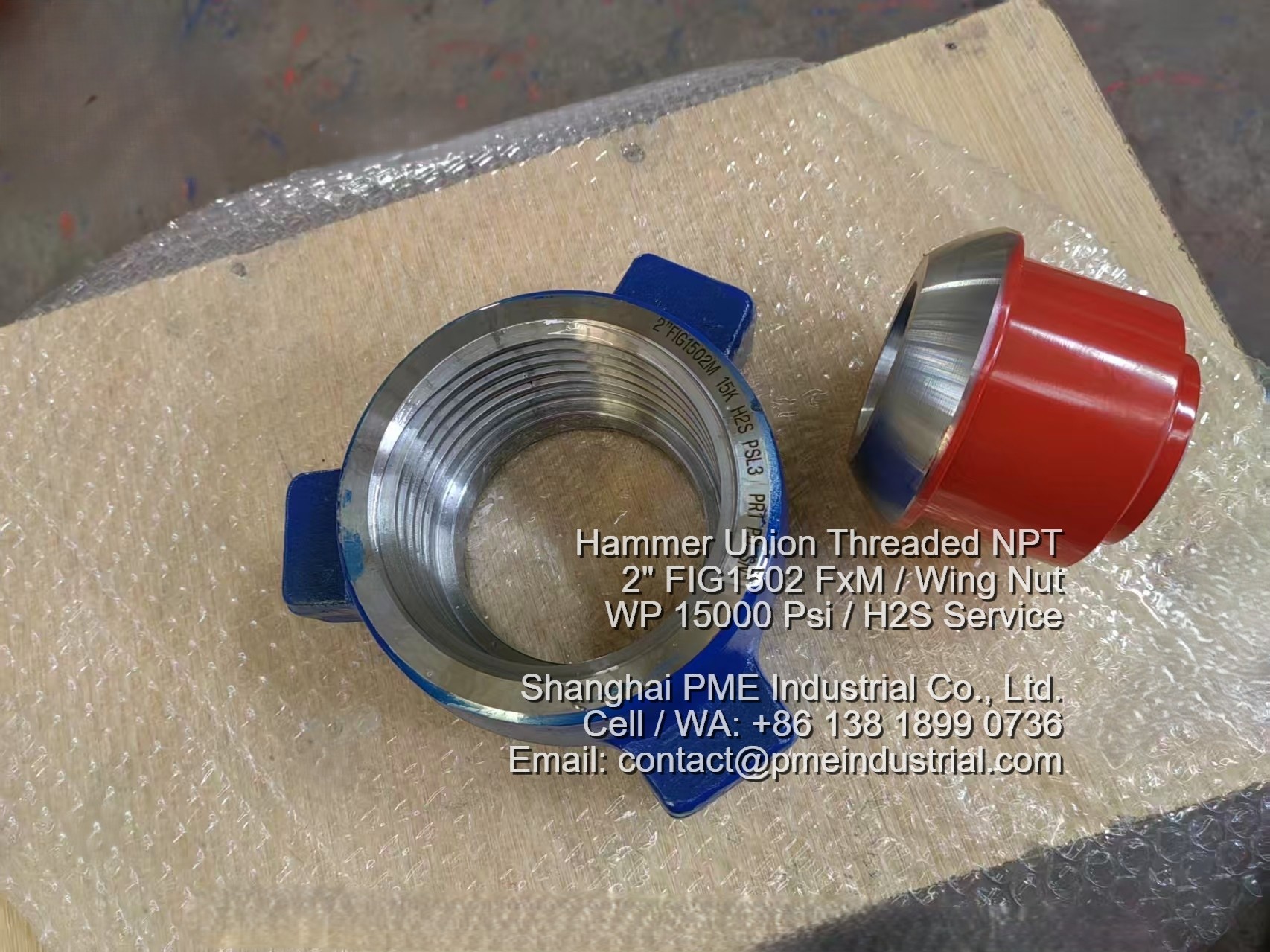 PME Hammer Union Delivery to Malaysia