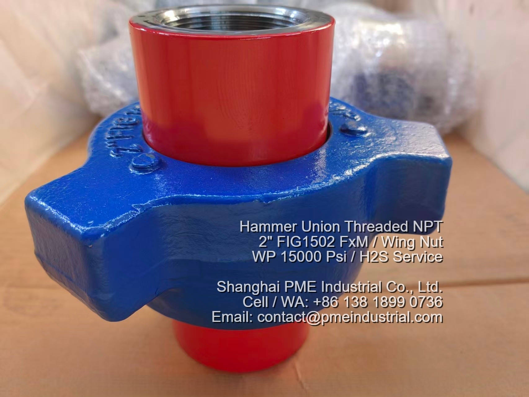 2 inch FIG 1502 Threaded NPT Hammer Union