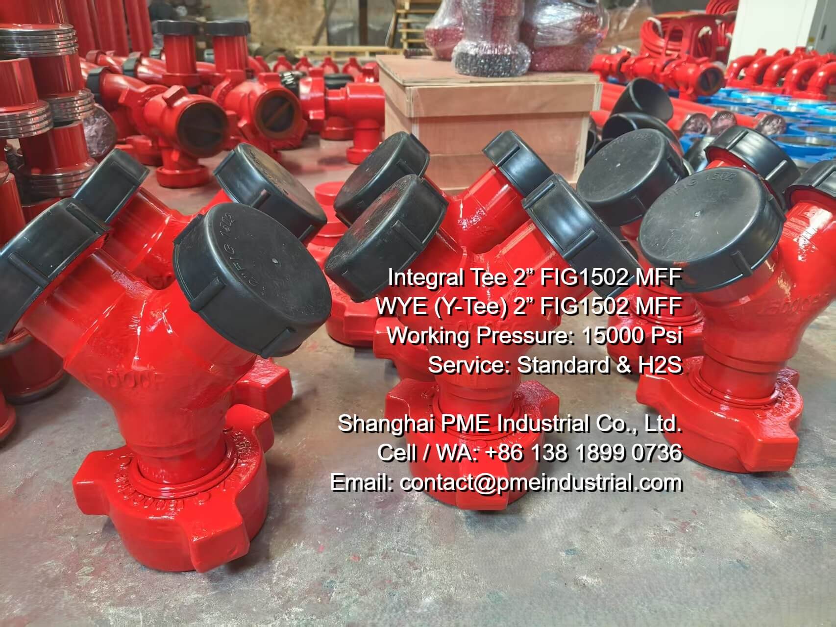 FIG 1502 Wye Y-Tee 15000 PSI