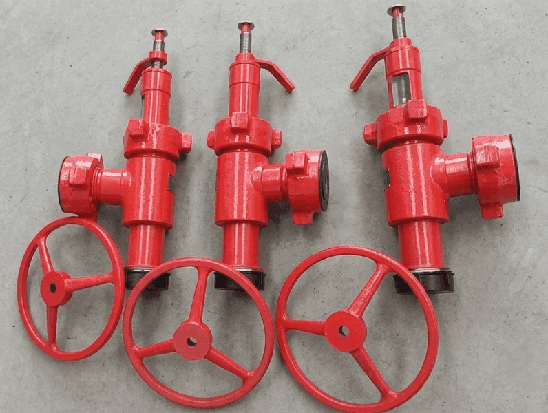 API 6A standard 2-inch FIG 1502 high-pressure adjustable choke valves, designed for 15,000 PSI oilfield choke and kill manifolds.
