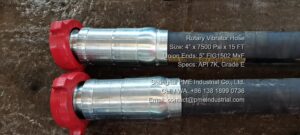 API Spec 7K 6th edition FSL level 2 layout layout markings on high pressure rotary vibrator hose body