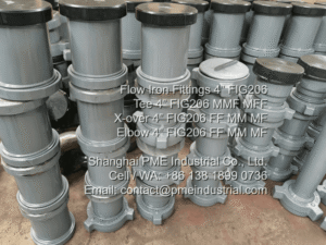 4 inch FIG 206 crossover union connection FxF MxM MxF 2000 psi working pressure