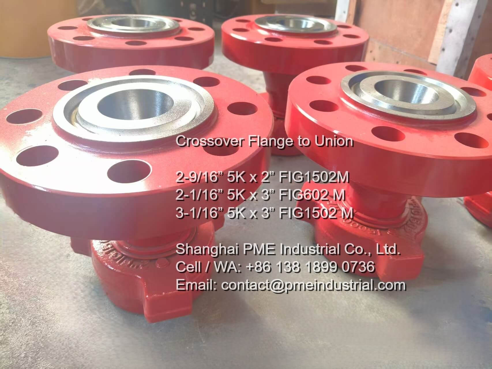 API 6A Crossover Flange to Hammer Union Adapter