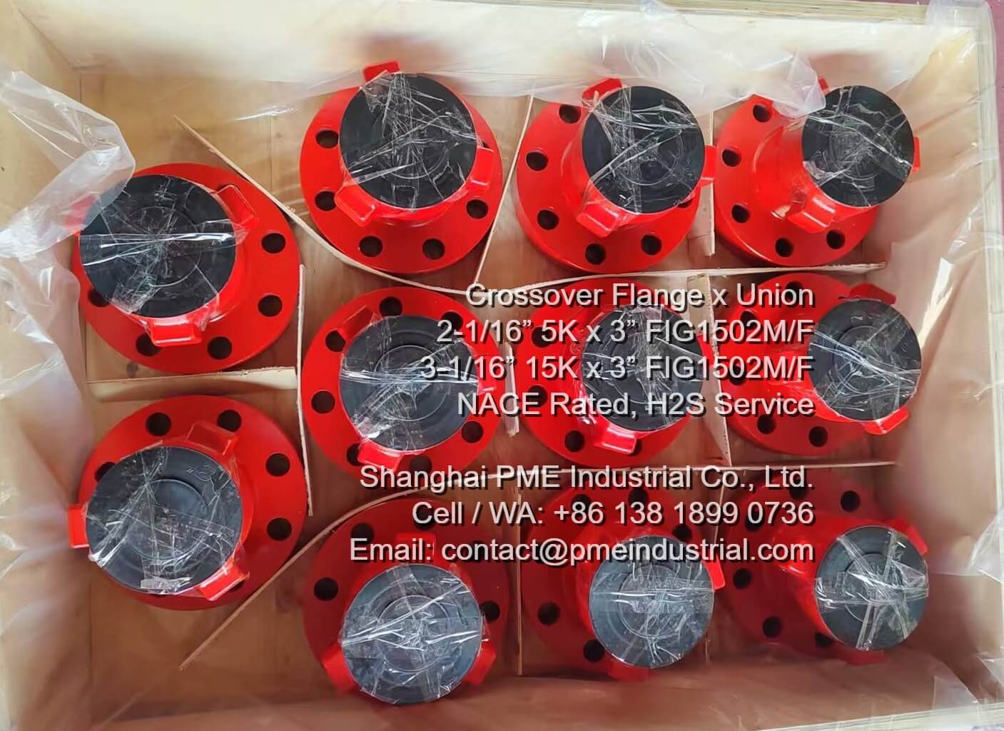 Export Seaworthy Plywood Crate Packing for Oilfield Fittings