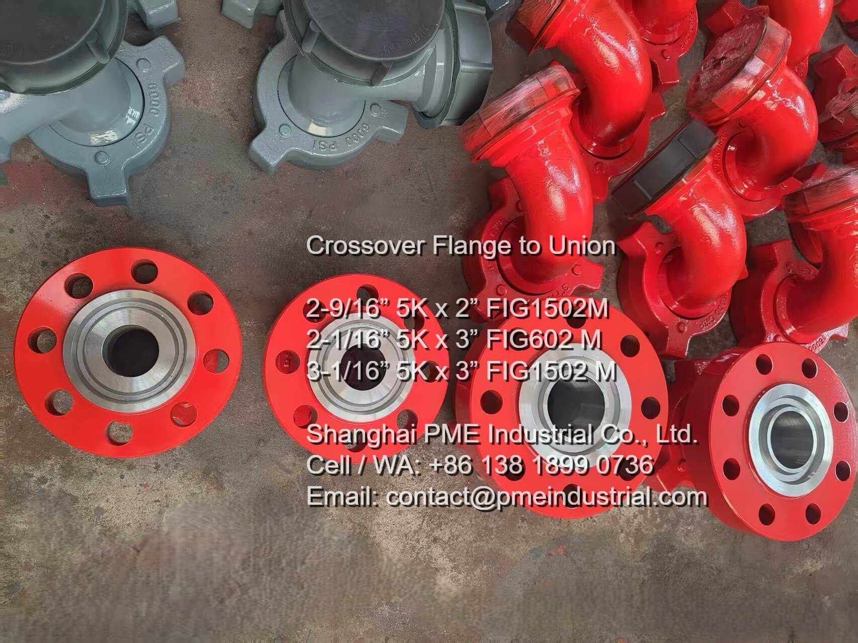 High pressure oilfield crossover flange RTJ ring
