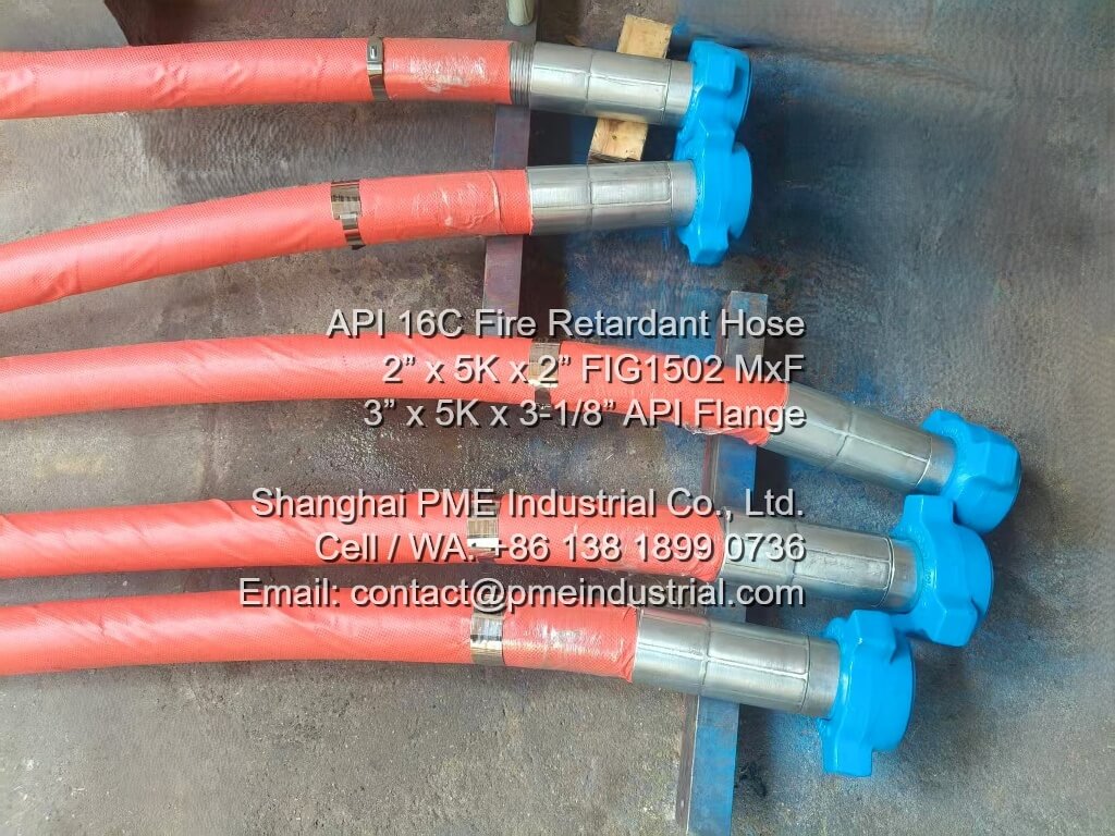 API 16C Flexible Hose Ready for Seaworthy Packaging