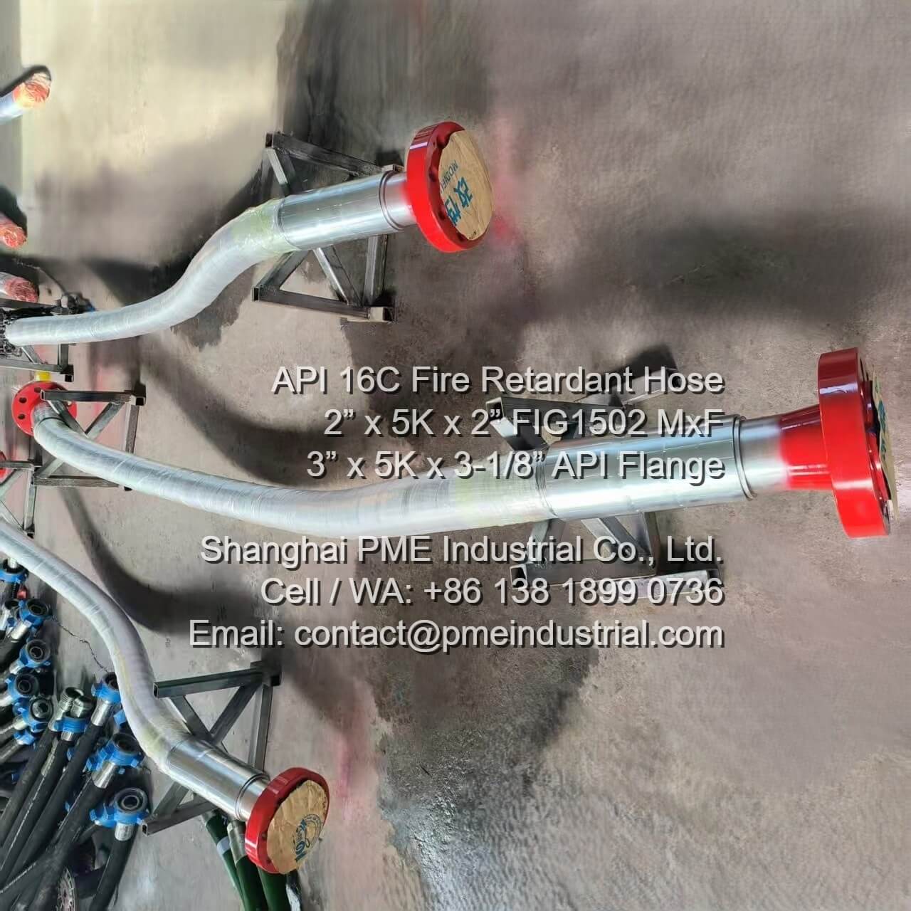 3 inch API 16C Hose Assembly 3-1/8 Flange End