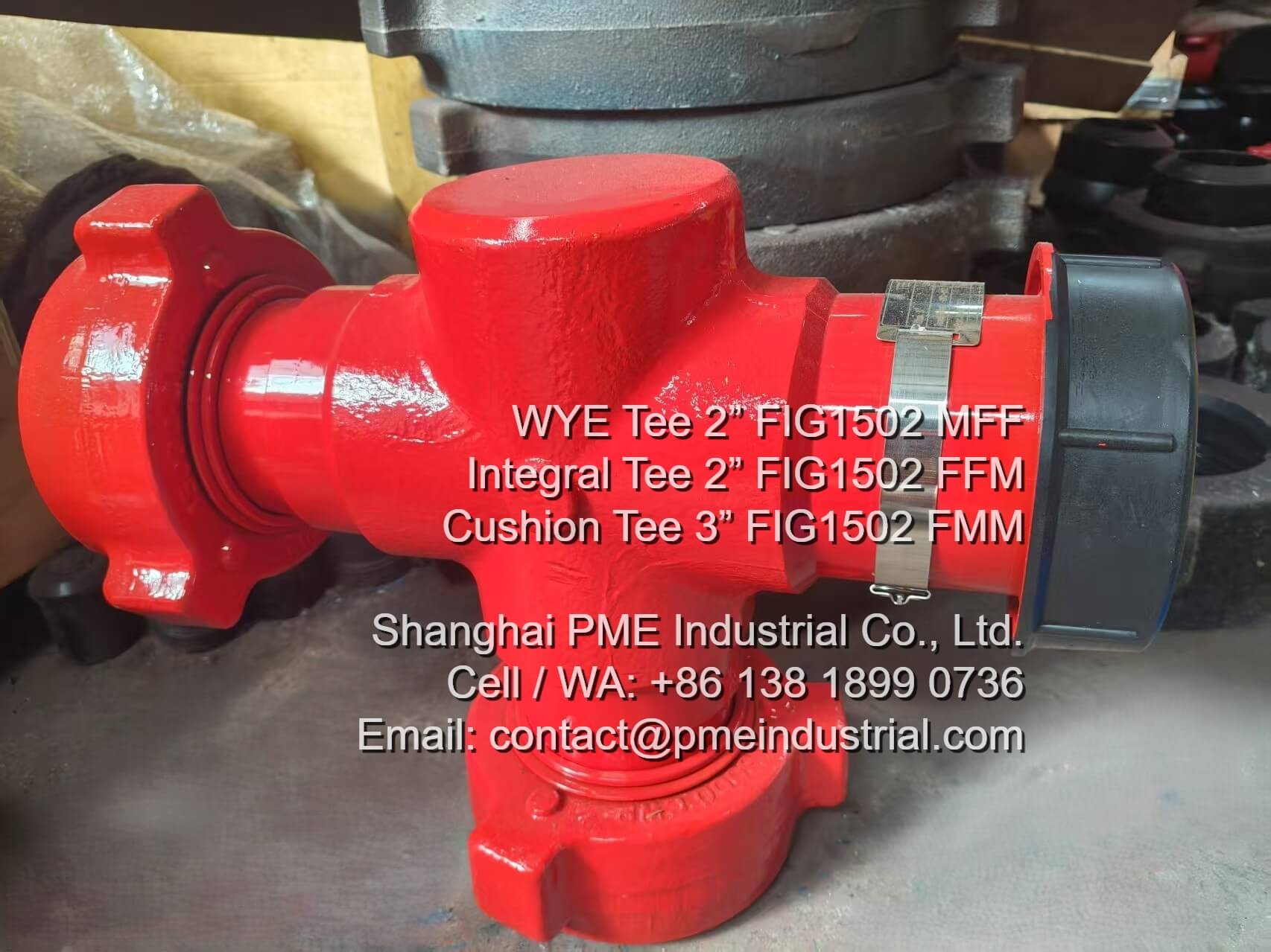 3 inch Cushion Tee FIG 1502 FxMxM 15000 PSI Target Tee