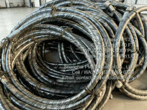 API 7K Rotary Hose 2 Inch 40 FT Stacking Container Loading and Sea Freight Shipment to Indonesia