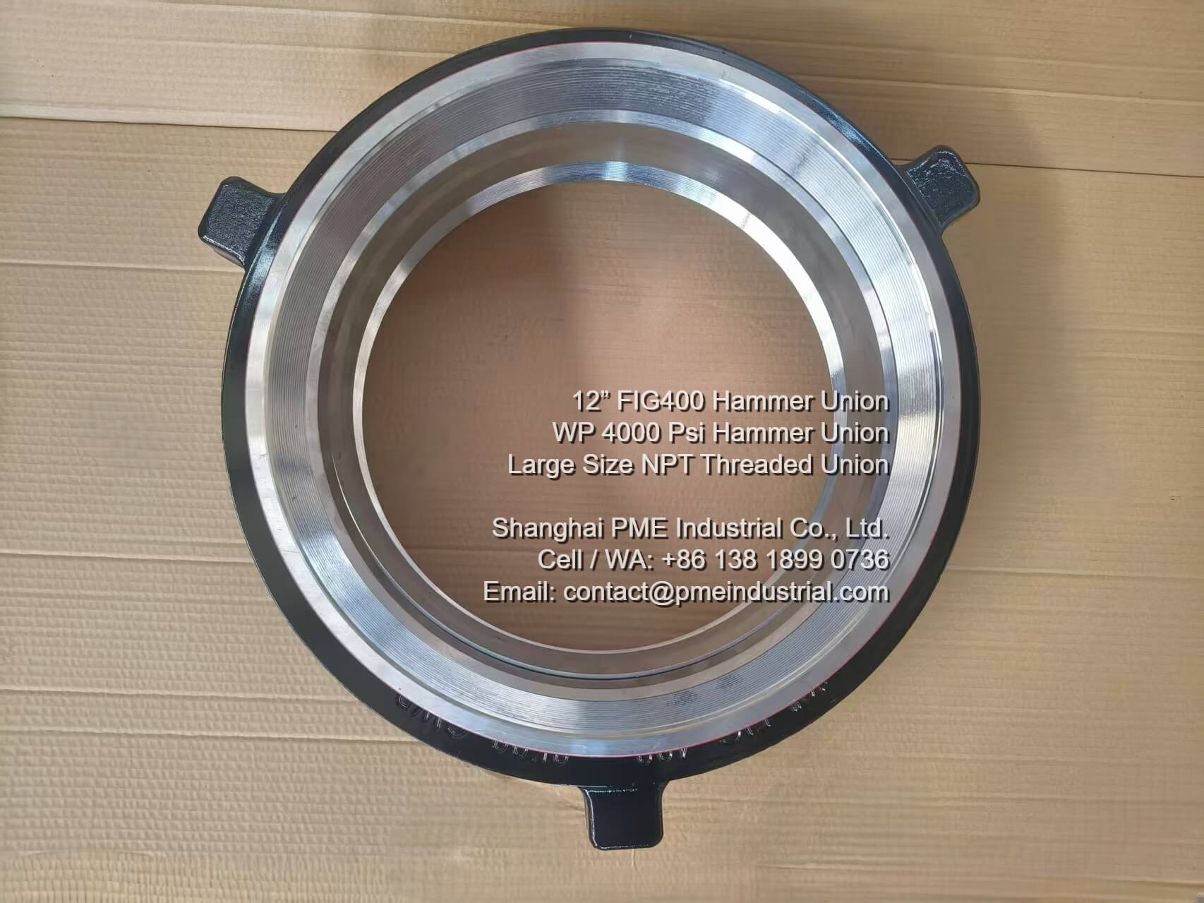 12 Inch Hammer Union precision threaded connection