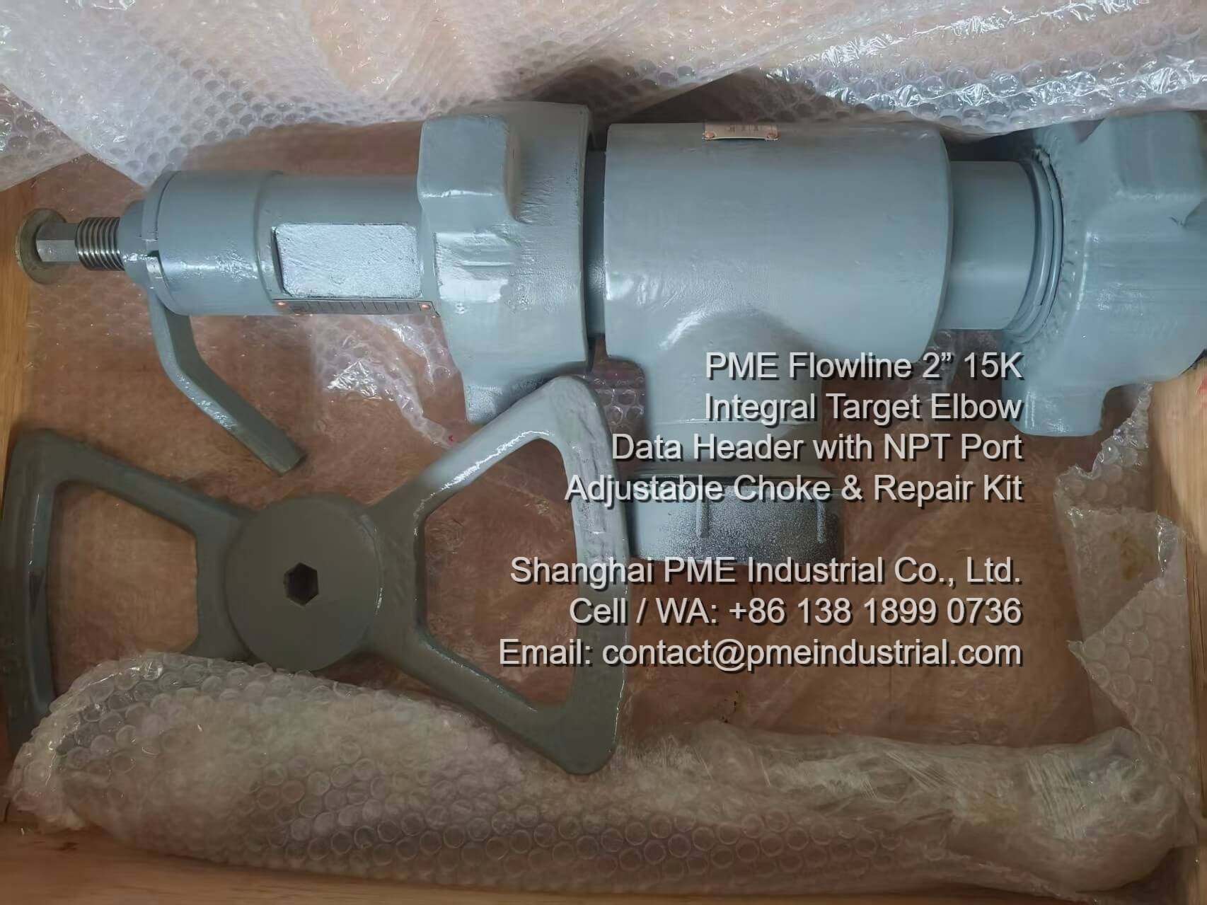 2 inch 15K NACE adjustable choke with repair kits for high pressure flow control