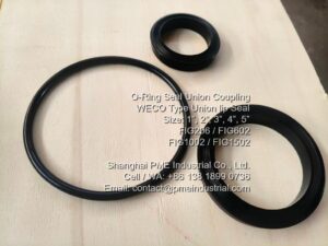 O Ring Seal Union Coupling 3 Inch and 5 Inch FIG1002 heavy duty industrial fitting profile