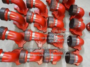 2 inch fig 1502 6k h2s service fm elbow for weco compatible iron system