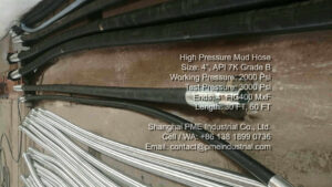 high pressure mud hose 4 inch 2000 psi hydrostatic testing site for api 7k compliance